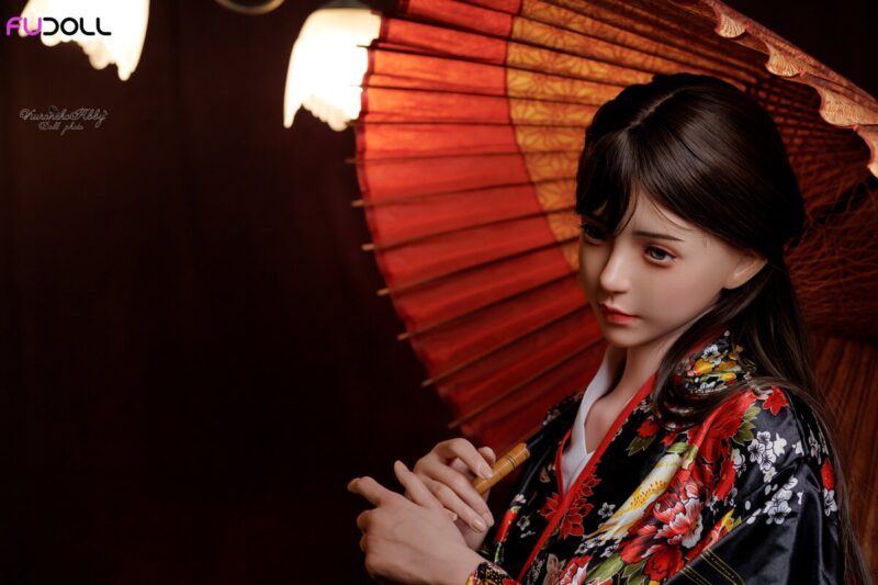 fudoll 161cm guxiaoyu japanese beauty lady silicone sex doll-1
