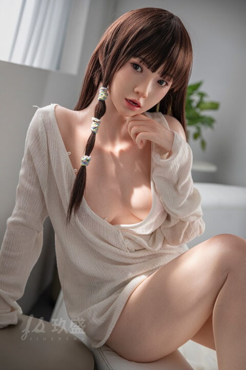 jiusheng doll 149cm miyu b cup adorable asian lady silicone sex doll-4