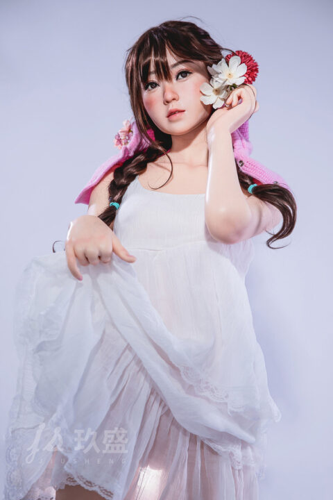 jiusheng doll 150cm enya b cup realistic full silicone sex doll-3