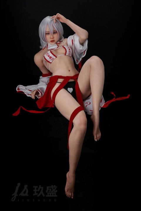 jiusheng doll 156cm kaiya b cup cosplay realistic silicone sex doll-16
