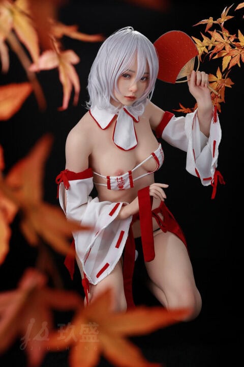 jiusheng doll 156cm kaiya b cup cosplay realistic silicone sex doll-4