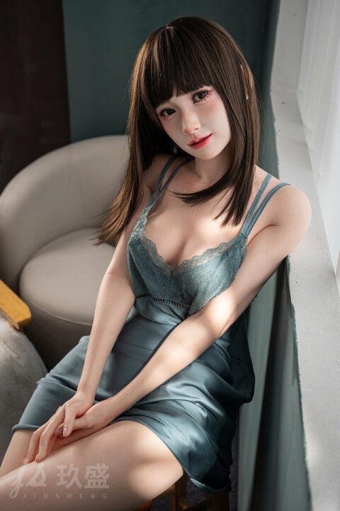 jiusheng doll 156cm runa b cup adorable lady realistic silicone sex doll-11