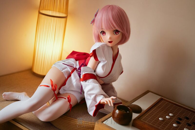 bcdoll 135cm rem&ram adorable girl anime silicone sex doll-13