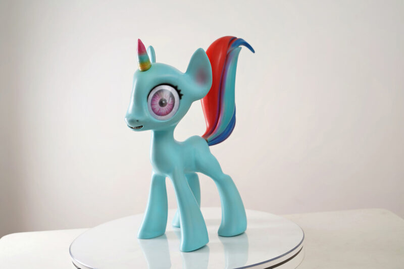 dolls castle 46cm pony furry silicone sex doll-12