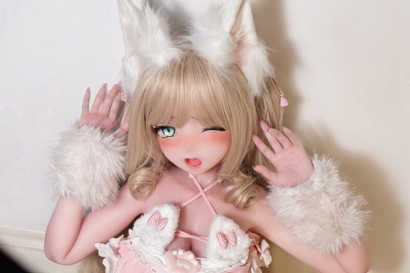 elsa babe 140cm ichigotani koi adorable girlfriend blonde hair silicone sex doll-2