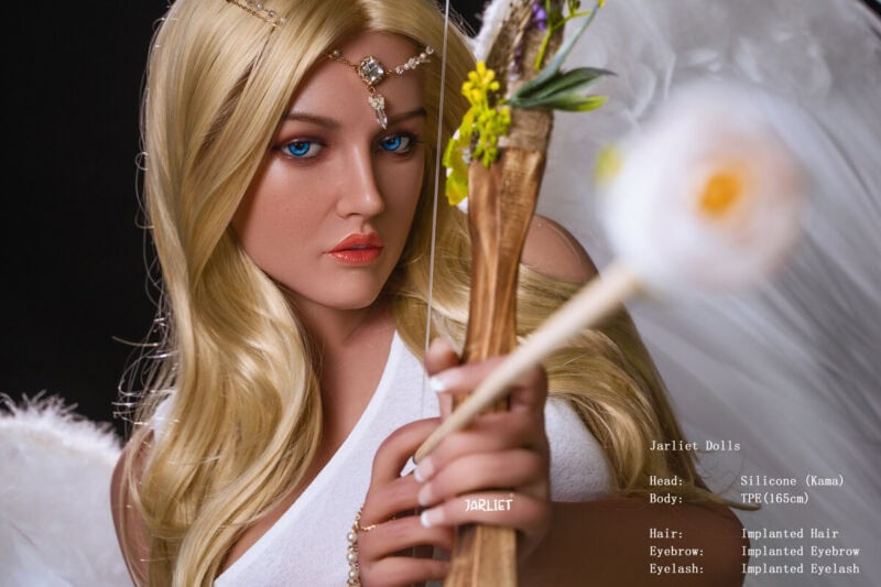 jarliet 165cm kama blonde hair lady silicone head tpe body sex doll-7