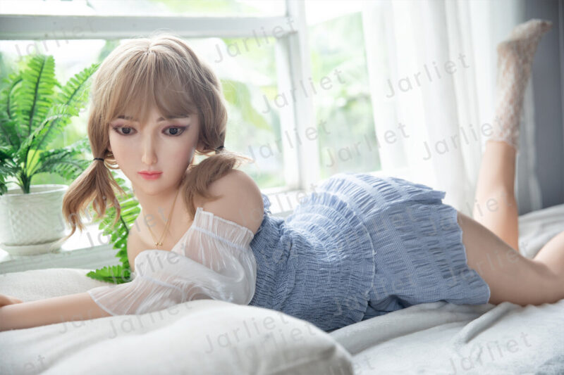 jarliet doll 165cm fine blonde hair skinny lady silicone head sex doll-17