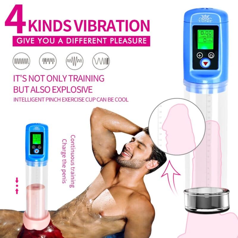 luoge lg108 intelligent automatic vacuum penis pump-12
