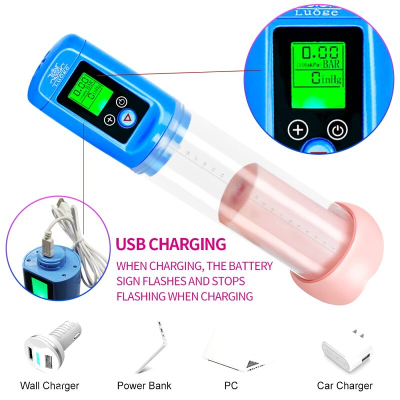 luoge lg108 intelligent automatic vacuum penis pump-14