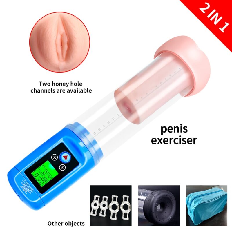 luoge lg108 intelligent automatic vacuum penis pump-8
