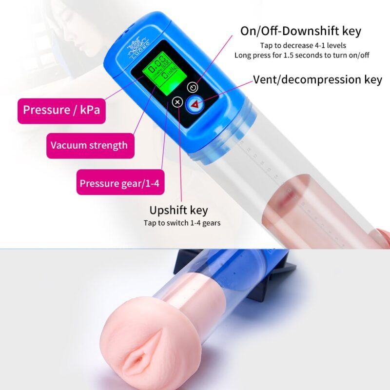 luoge lg108 intelligent automatic vacuum penis pump-9