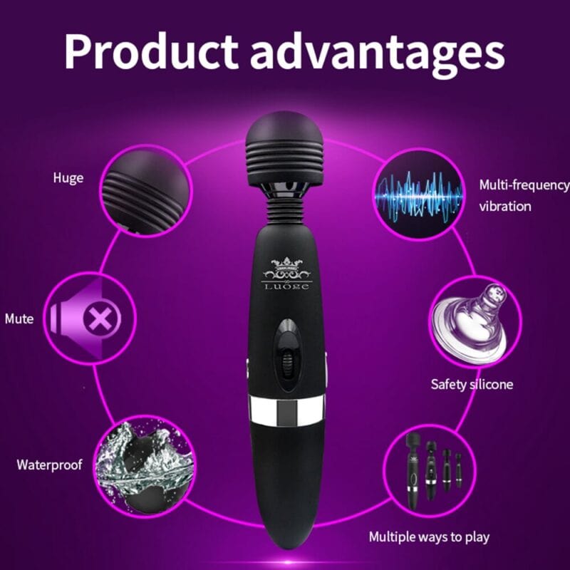 luoge lg809 adult sex massage wand-10