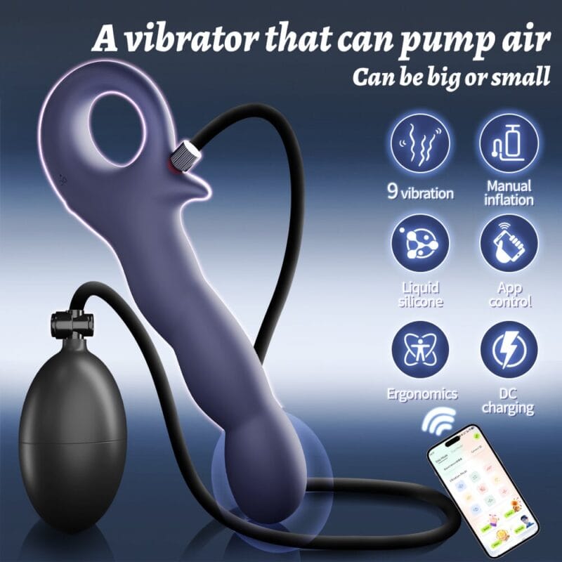 yeying yy817 inflatable butt plug vibrator-5