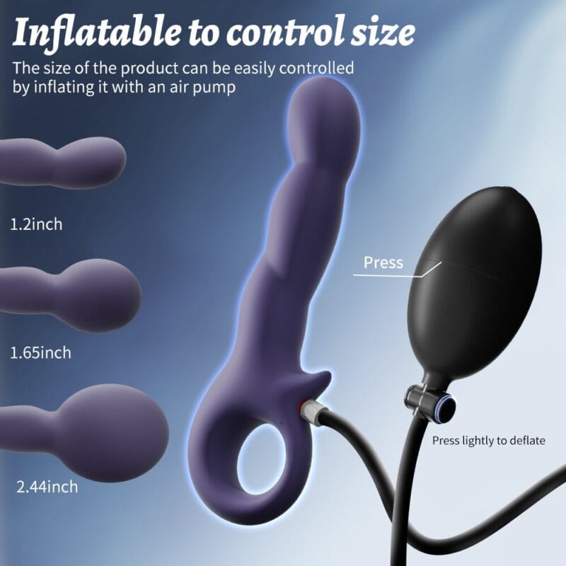 yeying yy817 inflatable butt plug vibrator-6