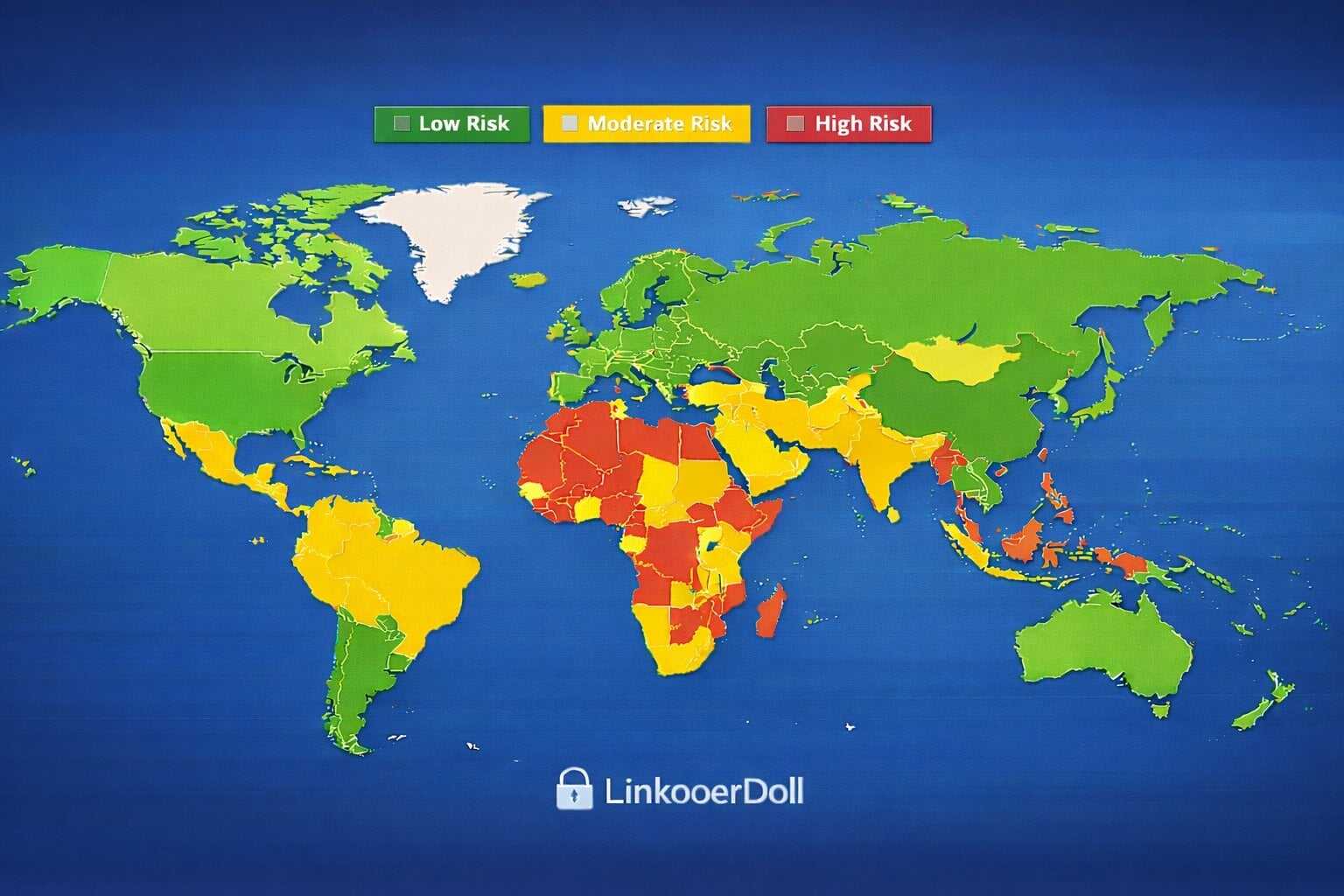 World map showing sex doll legality and import risk levels by country