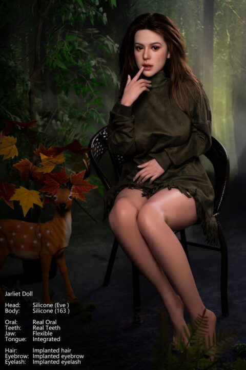 jarliet doll 163cm eve attractive lady movable jaw full silicone sex doll-7