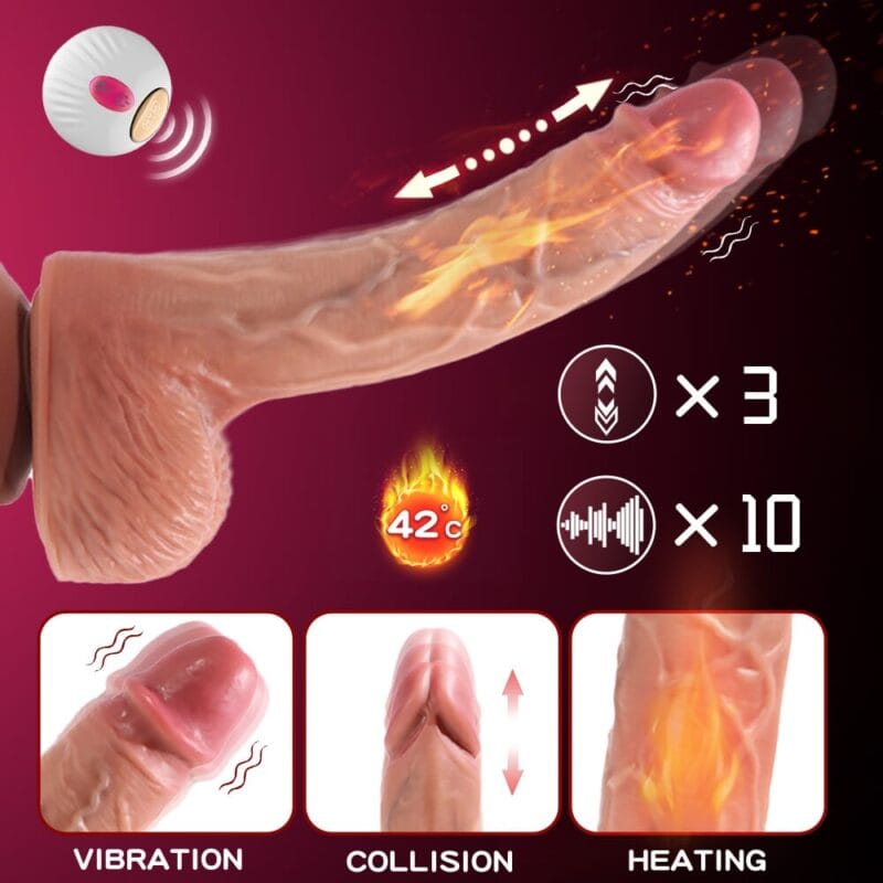 yeain yy9013 skyrocket real dildo sex toy for women-3