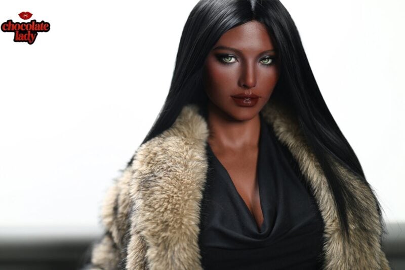 chocolate lady 166cm naomi e cup ebony silicone sex doll-11