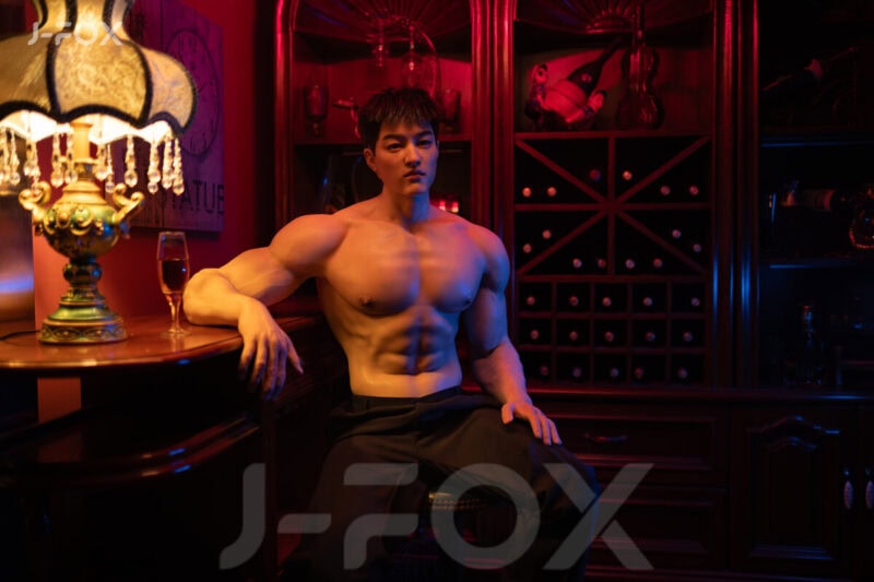 jfox doll 172cm a03 male silicone sex doll-6