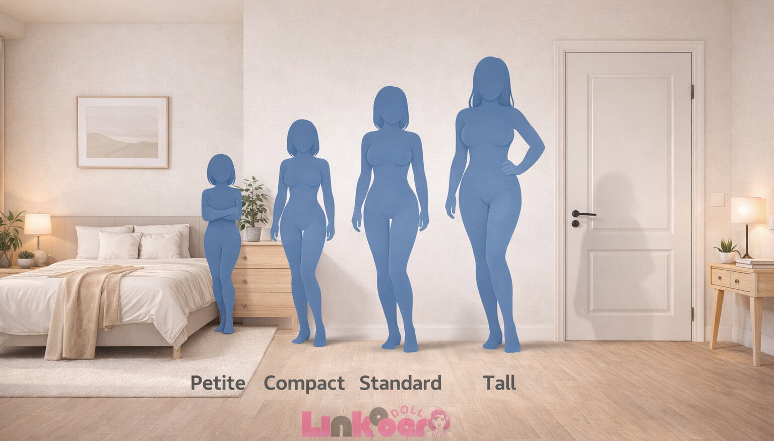 sex doll size comparison showing different height options-pc