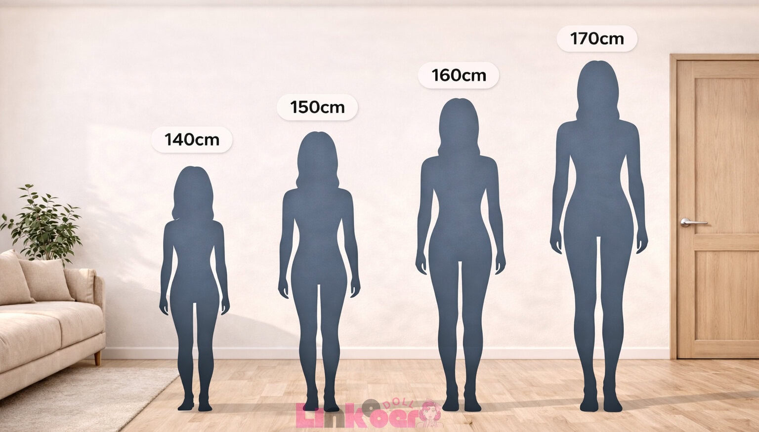sex doll size guide comparing different doll heights-pc