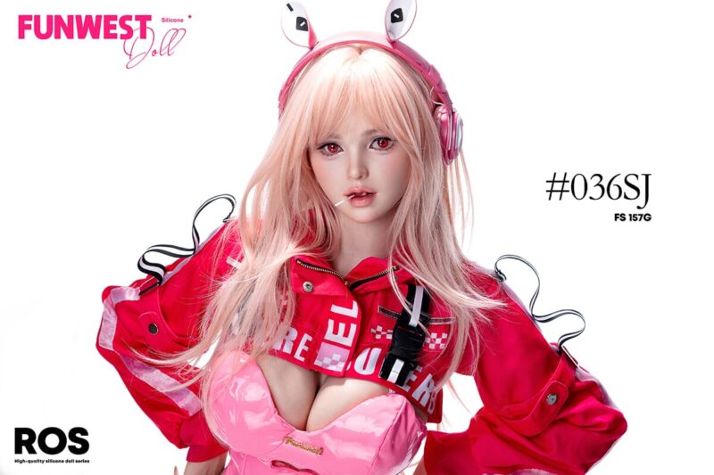 funwest 157cm anime sex doll curvy body-8
