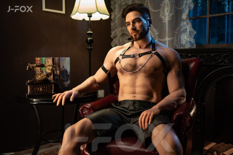 j-fox 180cm full silicone male doll-17