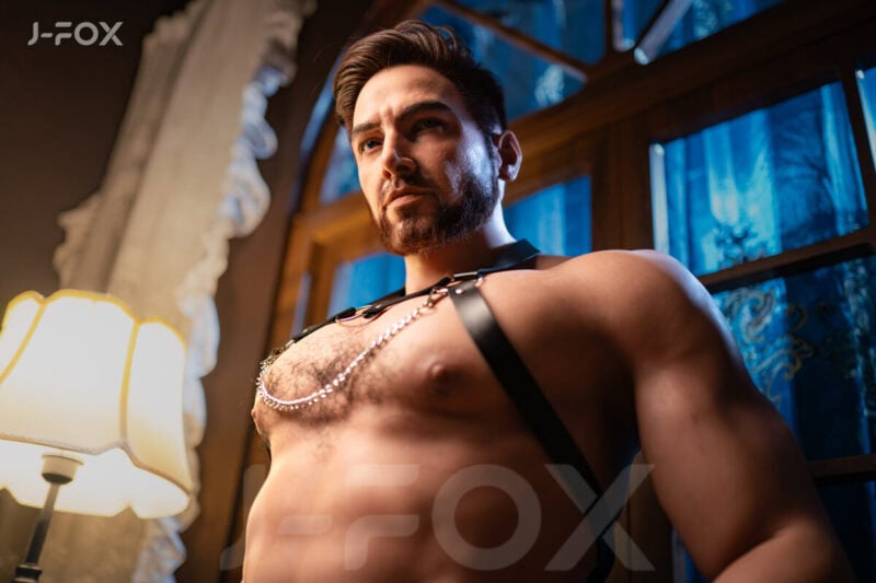 j-fox 180cm full silicone male doll-6