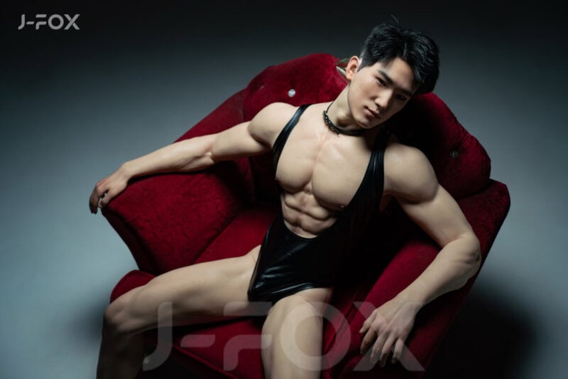 j-fox 184cm silicone male sex doll-18