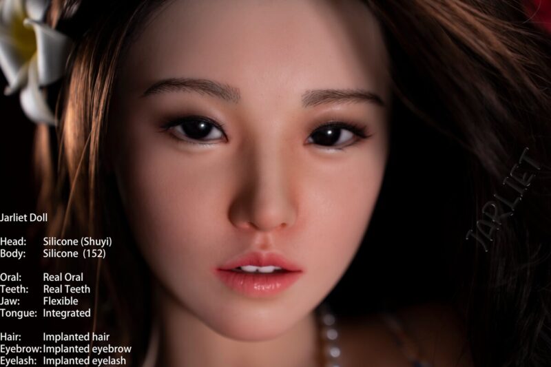 jarliet 152cm asain sex doll ros head-7