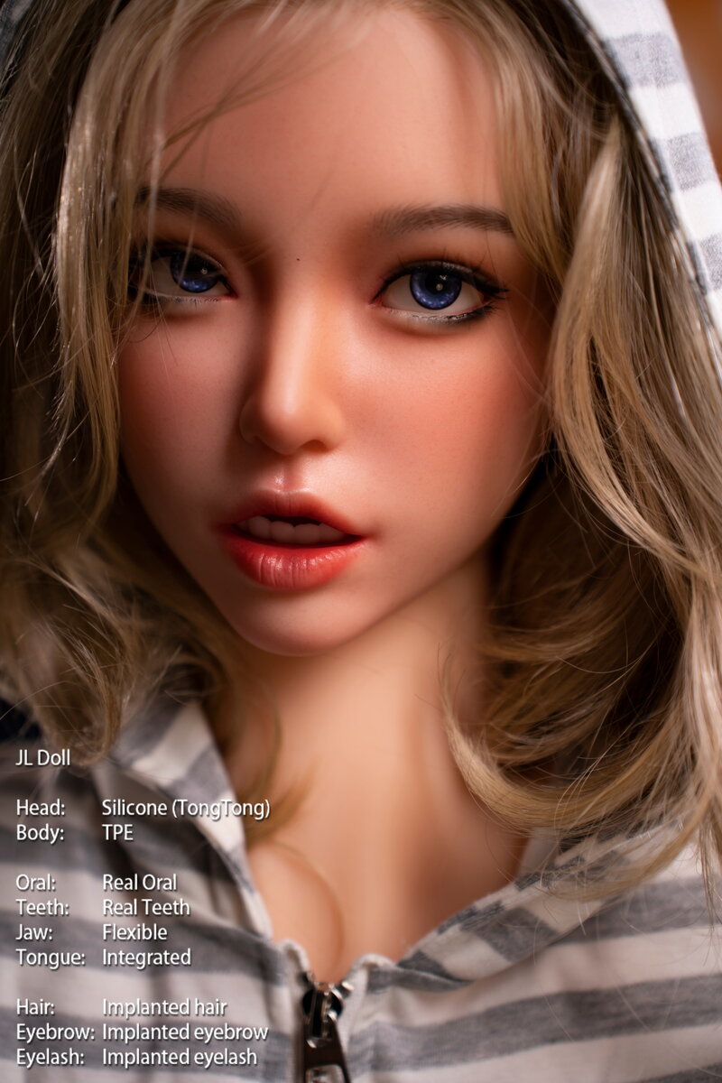 jarliet 140cm blonde silicone head sex doll-2