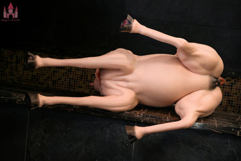 doll castle 140cm centaur silicone sex doll-15