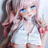 elsa babe 144cm cute anime silicone sex doll-7