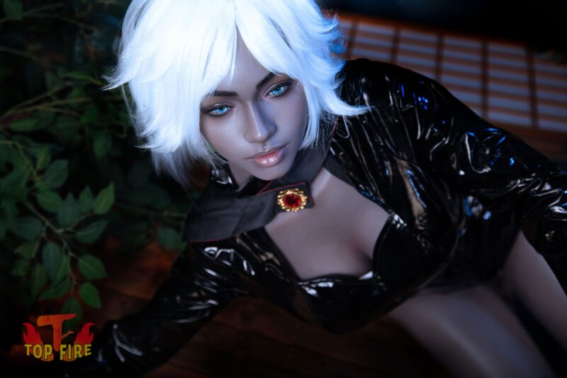 top fire 158cm stom silicone sex doll-18