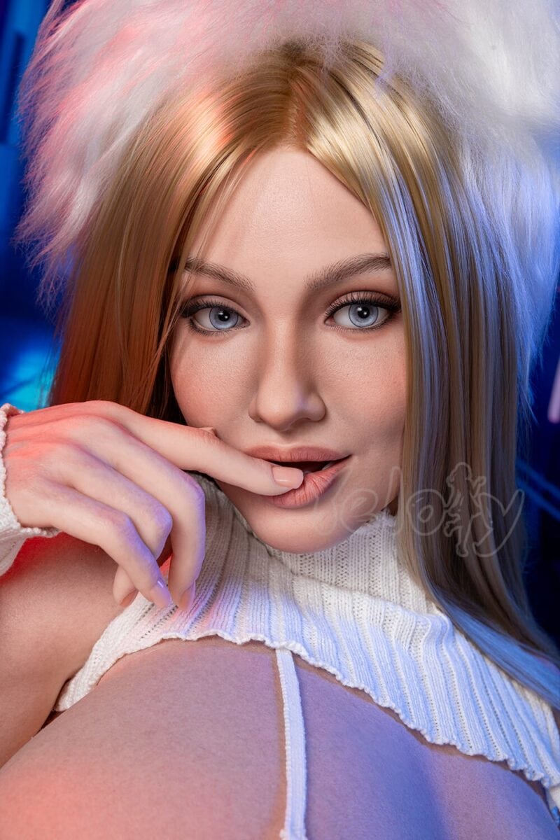 yeloly b11 bbw blonde silicone torso sex doll-16