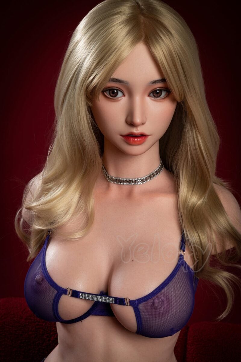 yeloly ds10 y49 blonde torso silicone sex doll-4