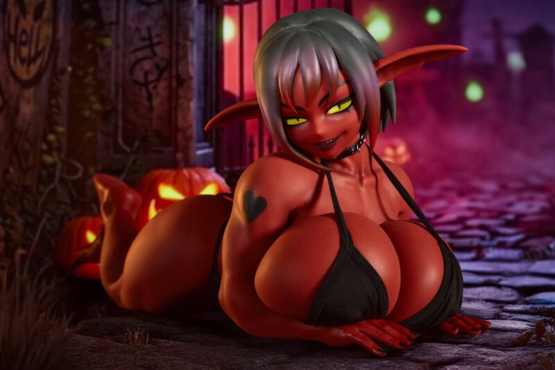 climax 70cm fantasy halloween silicone sex doll-11