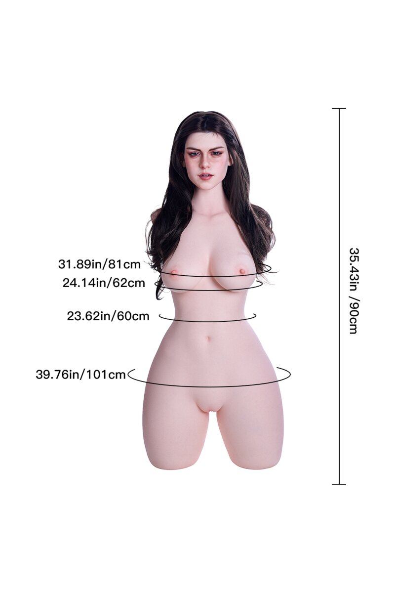 erovenus doll 27kg crystal torso sex doll with realistic vagina anus-25