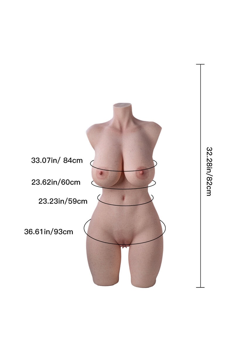 erovenus doll hot kitty aria 27.4kg silicone torso sex doll-28