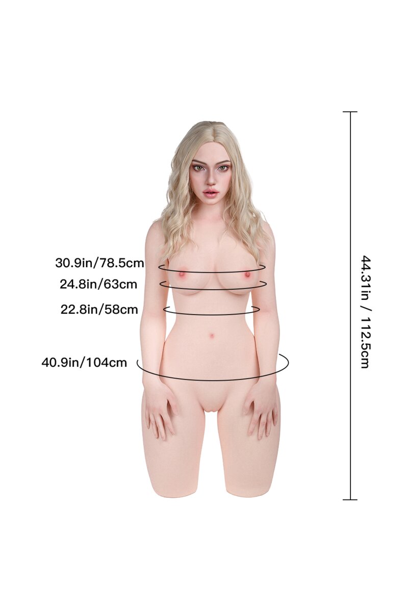 erovenus doll ivy european realistic torso sex doll silicone-19