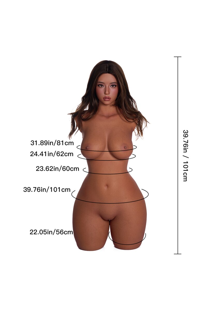 erovenus doll jody sexy lips realistic torso sex doll silicone-18
