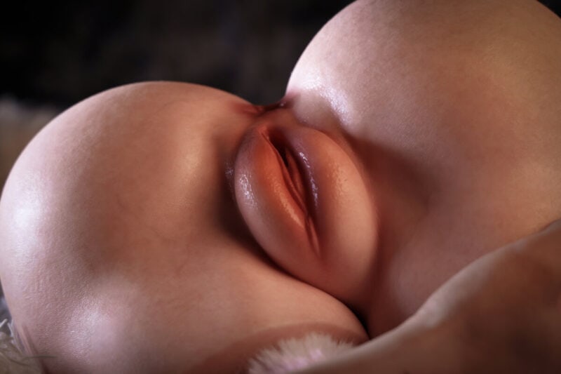 erovenus doll lucy realistic dual channel sex toy soft butt-14