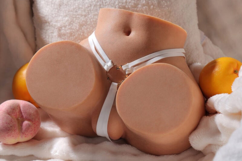 erovenus doll lucy realistic dual channel sex toy soft silicone butt-01