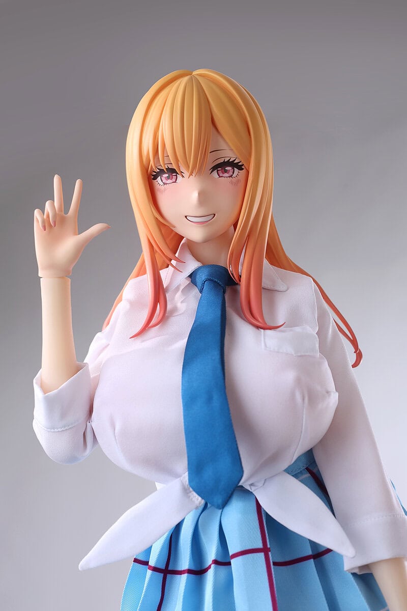 otaku doll Kitagawa Marin 3kg cosplay japanese anime sex doll with realistic vagina-06